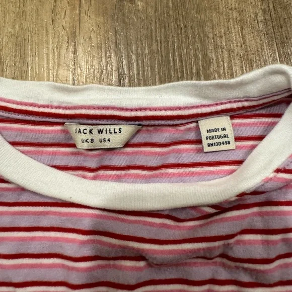 Jack Wills Striped Tshirt - Picture 2 of 5